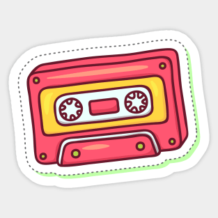 Cassette tape Sticker